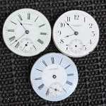 Lot Of 3 Vintage Columbia Pocket Watch Movements 6SIZE Parts Or Repair. Fixed Price $30.00.