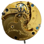Antique 6S 1889 Illinois 7J Mechanical Hunter Pocket Watch Movement 130 Usa. Fixed Price $45.20.