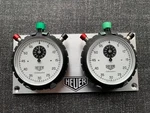 Heuer Clubmaster Stopwatch Set Serviced Rally Timer Chronometre. Fixed Price $739.48.