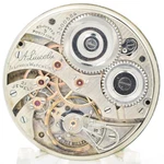 Illinois 12-SIZE Grade A. Lincoln Pocket Watch Movement Running. Fixed Price $55.00.