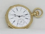 Massive 154 Gram 18K Meylan 54MM Rattrapante Chronograph Pocket Watch, Running!. Fixed Price $16750.17.