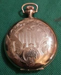 18S Hamilton 941 21 Jewel Hunting Case Pocket Watch. Fixed Price $700.00.