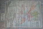 1890S 1897 Rand Ncnally Map Nyc Country Around New York Folding Pocket. Fixed Price $299.99.