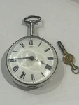 Vintage Of 1835 Solid Silver Men Fusee Verge Pocket Watch, For Parts/repairs. Fixed Price $207.62.