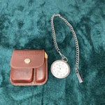 Field & Stream Stainless Steel Quartz Pocket Watch, Water Resistant, F13PKTPK2. Fixed Price $15.00.