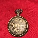 Vintage 1970S Westclox Elk & Dogs Hunting Scene Wind-up Pocket Watch Working. Fixed Price $53.10.
