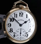1943 Illinois 161A Bunn Special Type Iip 60HR 16S 21J G/f Pocket Watch. Fixed Price $1434.59.