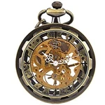 Wenshida Open Face Skeleton Mechanical Pocket Watch Men Used From Japan. Fixed Price $175.99.