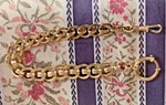 Antique Gold Filled Graduated Albert Pocket Watch Chain Marked Planet St C.1920S. Fixed Price $171.60.