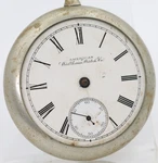 Waltham Gr. 84, 18S, 15J, 7432163 Silverode Pocket Watch, For Repair (nn). Fixed Price $59.95.