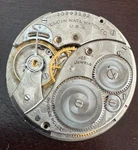 Vintage 12 Size Elgin Pocket Watch Movement Gr. 314 Keeping Time. Fixed Price $95.00.