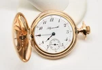 1886 Plymouth Co. 11 Jewel Hunting Gold Filled Pocket #WATCH189. Fixed Price $498.00.