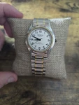 Geneva Superior Silver Gold Tone Watch Quartz Movement Water Resistant No Batery. Fixed Price $7.99.