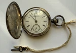 1886 Illinois 18S 11J Pocket Watch Model Grade 2 Ornate Hunter Coin Silver. Fixed Price $299.99.