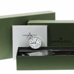 Hamilton Railroad Pocket Watch H40819110 Limited Manual White Dial W/ Box Card. Fixed Price $1276.25.