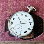 W! Rare Hy Moser Swiss Pocket Watch Enamel Dial Imperial Russia Chronometer Big. Fixed Price $399.00.