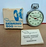 Serviced 1966 Ingraham Sebring 500 Dollar Watch Stop Box With Manual. Fixed Price $119.99.