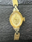 Vintage Waltham 17 Jewels Two Tone Wind Up Ladies Wristwatch Works Great Shape. Fixed Price $45.00.
