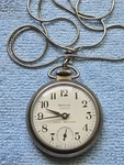 Vintage Westclox Scotty 48MM Mechanical Pocket Watch Working. Fixed Price $80.00.