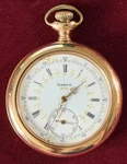 1904 Elgin Model Open Face Pocket Watch Grade 235 Size 12S With 15 Jewels. Fixed Price $199.99.
