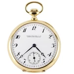 Vintage Patek Philippe Cie 18K Yellow Gold 73.3GR White Arabic 47MM Pocket Watch. Fixed Price $8153.85.
