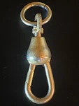 Vtg Antique Gold Tone Dog Clip Swivel Clasp Spring Pocket Watch Fob Chain. Fixed Price $17.50.