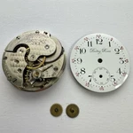 Betsy Ross Pocket Watch Movement 0S W/ Dial Hunter For Parts. Fixed Price $24.99.