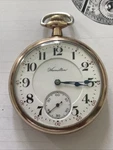 1910 Hamilton, Model 992, 16S, 21J, Usa, 14KGF Philadelphia Case, Runs, Nr. Fixed Price $300.00.