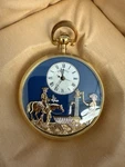 Vintage Reuge Se Music Automaton Pocket, Limited Edition, Huntsman Watch Rare. Fixed Price $5199.00.