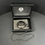 Mens Colibri Mechanical Pocket Watch Engraved Best Man 4/26/08. Fixed Price $24.99.