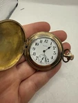 Vintage 1910S Elgin Hunter Case Gold Filled Pocket Watch. Fixed Price $250.00.