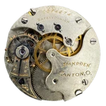 Antique 6S 1899 Hampden 15J Mechanical Hunter Pocket Watch Movement 213 Usa. Fixed Price $33.90.