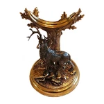 Franklin Mint Pocket Watch Display Stand "a Time For The Great Outdoors" Buck. Fixed Price $72.00.