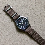 Ollech And Wajs Precision 3H Stainless Steel Swiss Automatic Military Watch. Fixed Price $500.00.