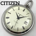 Citizen 21 Jewels Pocket Watch Manual Winding Ivory Dial Roman Date Used From. Fixed Price $153.99.