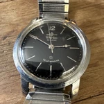 Dorlin De Luxe Watch 17 Jewels Automatic With Heuer Movement Runs Great. Fixed Price $950.00.