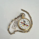 Bradley Disney Mickey Mouse Pocket Watch With Chain. Fixed Price $44.95.