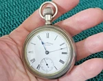 Waltham Pocket Watch 18S Open Face 11J Model 1883 Antique C1888 Needs Repair. Fixed Price $265.00.