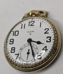 Vintage Elgin 17 Jewels Gold Filled Pocket Watch Running Keeps Time Perfectly. Fixed Price $199.95.