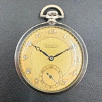 Movado Pocket Watch Antique Chronometer Arabic Dial Small Seconds From Japan. Fixed Price $299.00.