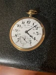 Antique Hamilton Railroad Pocket Watch 19 Jewels Gold Filled Fancy Case. Fixed Price $327.39.