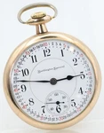 Burlington Illinois 805, 16S 19J Railroad B&b Royal Gf Pocket Watch, Runs (nj). Fixed Price $299.95.