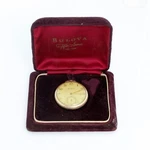 Bulova 10K Rolled Gold Plate 15 Jewels Open Face Pocket Watch W/original Box. Fixed Price $120.00.