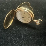 Elgin Full Hunter 15J Pocket Watch J. Boss 20 Year Gold Plated Case Runs. Fixed Price $330.00.