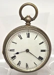 1800'S Swiss Pocket Watch, Fine Silver Case 40MM No Key. Fixed Price $120.00.