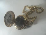 E3-23 Vintage Pocket Watch Colibri Goldtone With Chain. Fixed Price $24.95.