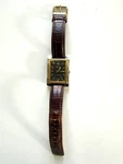 Kenneth Cole Men KC1383 Multifunction Two-tone Case Brown Leather Strap Watch. Fixed Price $30.00.
