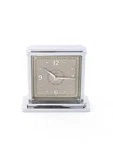 Omega Table Clock With 8 Days Movement And Alarm, Art Deco. Fixed Price $2800.00.
