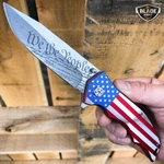 Mtech Usa American Flag Spring Assisted Folding Open Pocket Knife Army Patriotic. Fixed Price $14.20.