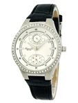 Kenneth Cole Ny KC2520 Women's Classic Stone Bezel Black Leather Strap Watch. Fixed Price $133.67.